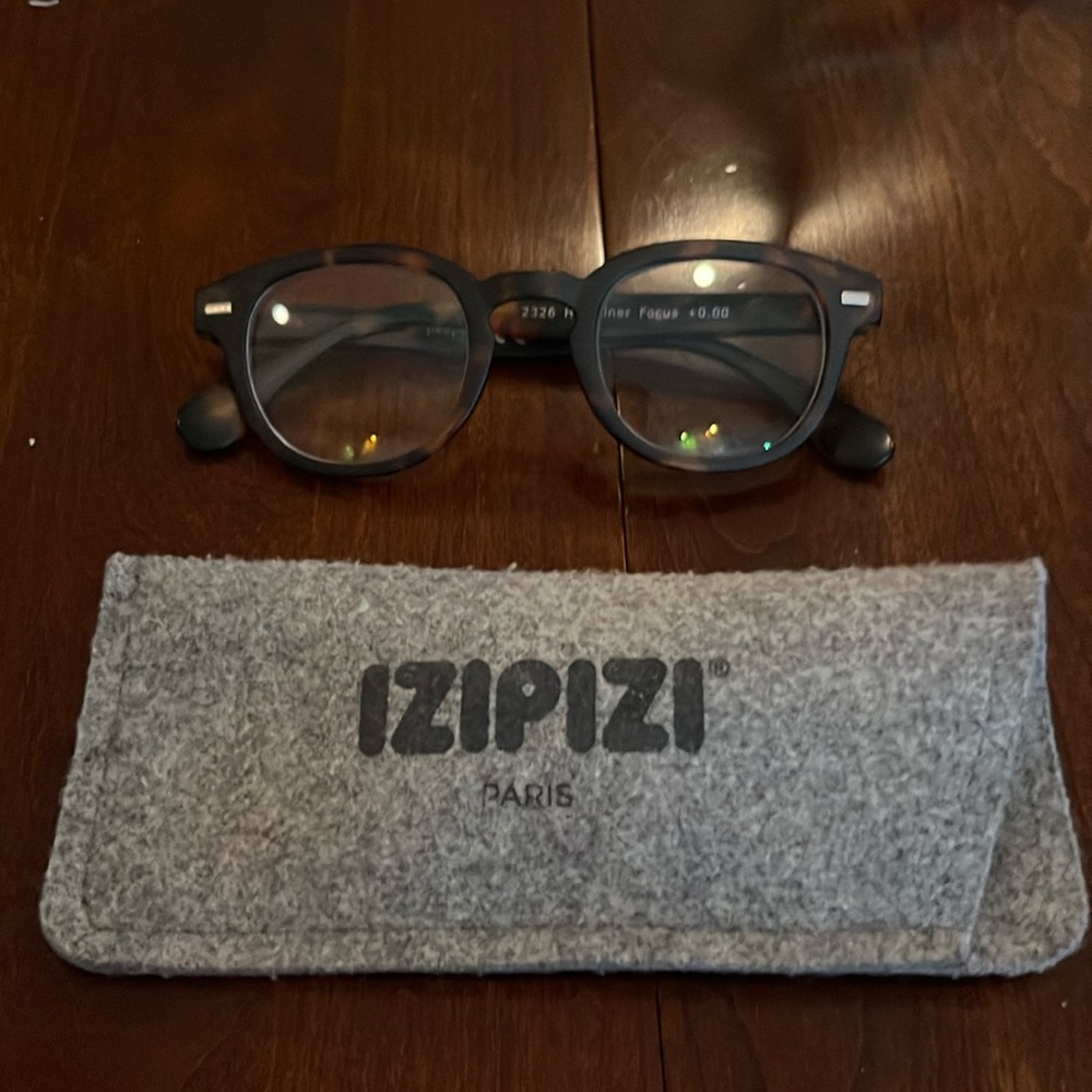 Izipizi Headliner Focus Blue Light Glasses Tortoise #C (+ 0.00)